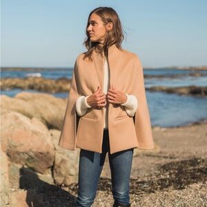 The Cape by Alice Walk in Camel size small